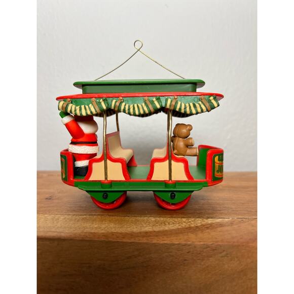 Vintage 1982 Hallmark Jolly Trolley Ornament - Picture 3 of 6